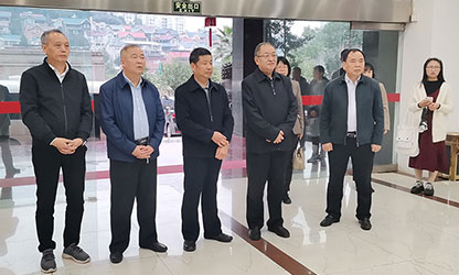 福建省政協(xié)副主席、省工商聯(lián)主席王光遠一行視察虹潤公司
